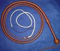 10ft Darkened Hide 12 plait Indy Whip B